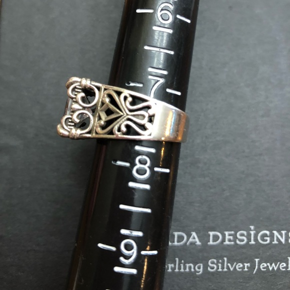 Silpada Sterling Silver ‘Uptown’ Cubic Zirconia Ring R0981 - Picture 8 of 12